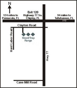 Map to Hard Labor Creek Plantation Office
