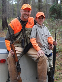 Florida quail birdog hunting